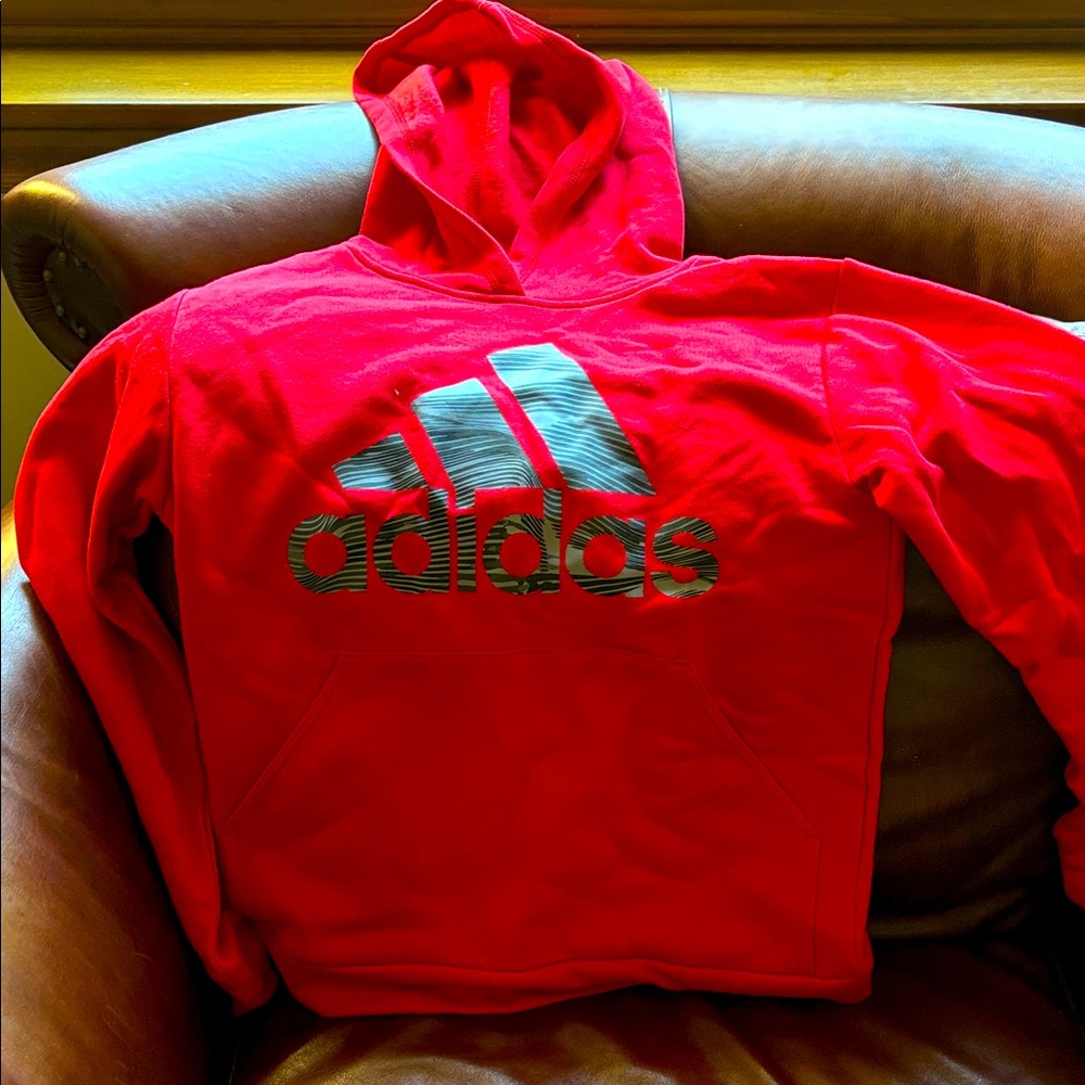 Adidas Scarlet Hoodie with Logo
